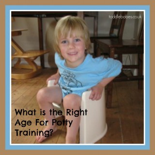 what is the right age for potty training, when to potty train, how old must baby be to potty train