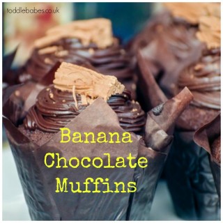 Banana Chocolate Muffins, muffin recipe, chcoclate recipe, banana recipe