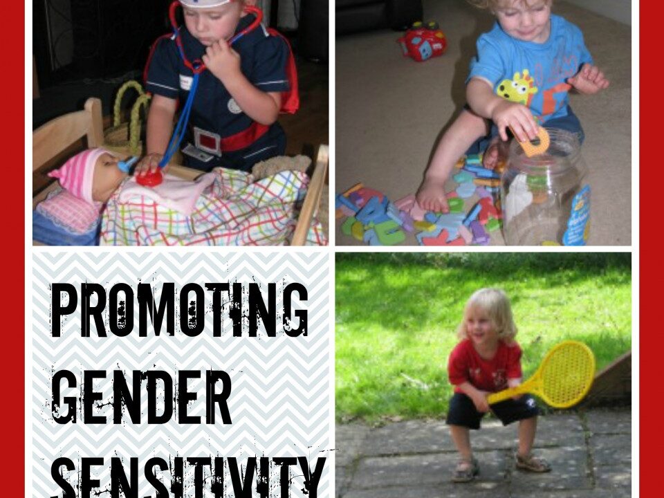 How do you promote gender sensitivity, learning about gender,