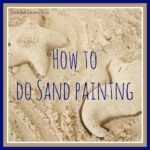 summer crafts, sand art, sand art recipe,