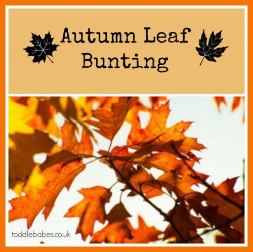 autumn bunting, autumnal decoration, thanksgiving decoration, autumn crafts