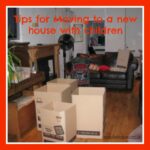 tips for moving to a new home, moving with children