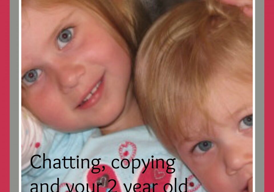 Chatting, copying and your 2 year old, language development, learning to talk