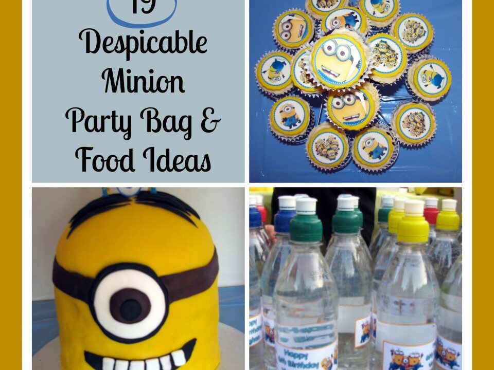 Minion Party bags and food ideas, despicable me party, minion party, party food, party favors,