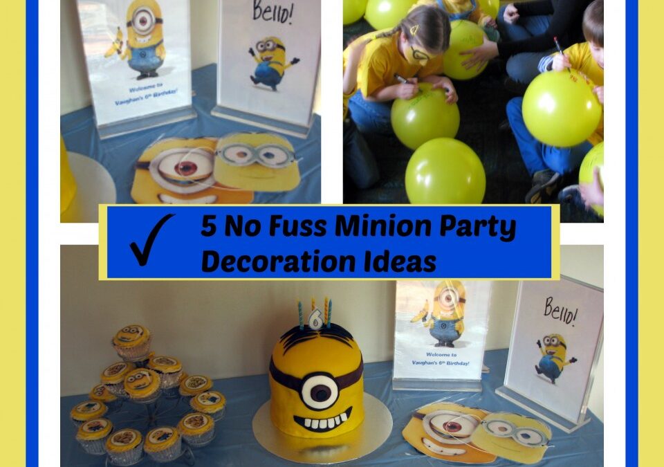 Minion party decoration, despicable me party,