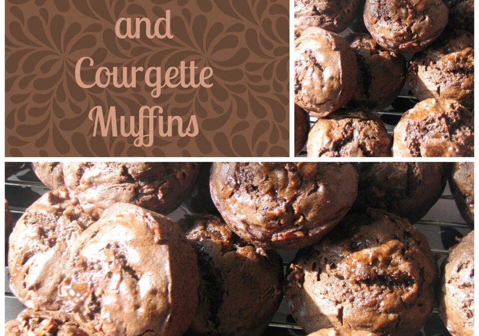 Spicy Chocolate and courgette Muffins, courgette recipes, mjuffin recipes, chocolate recipes