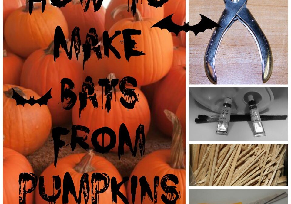 Pumpkin bats, Halloween bats,