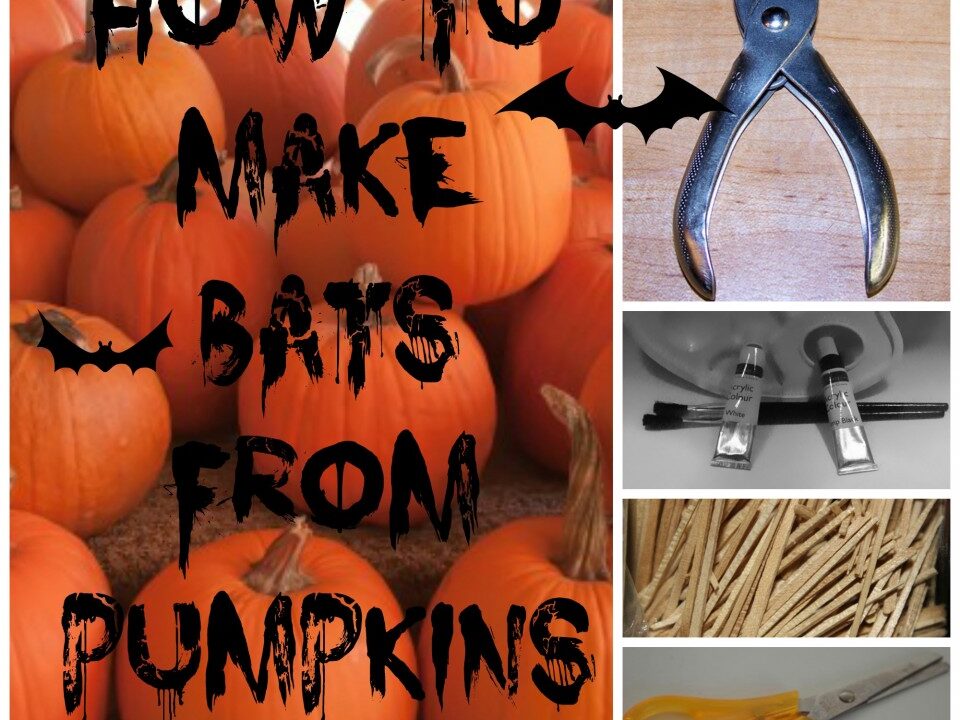 Pumpkin bats, Halloween bats,
