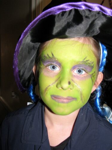 Lime Green Witch Dress Up Costume