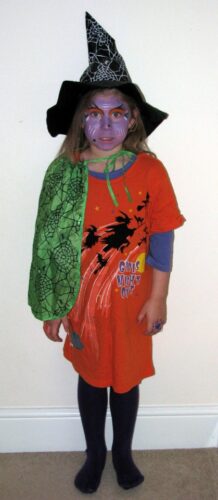 Purple Witch Dress Up Costume, Halloween dress up