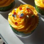 Pudsey bear cupcakes, children in need