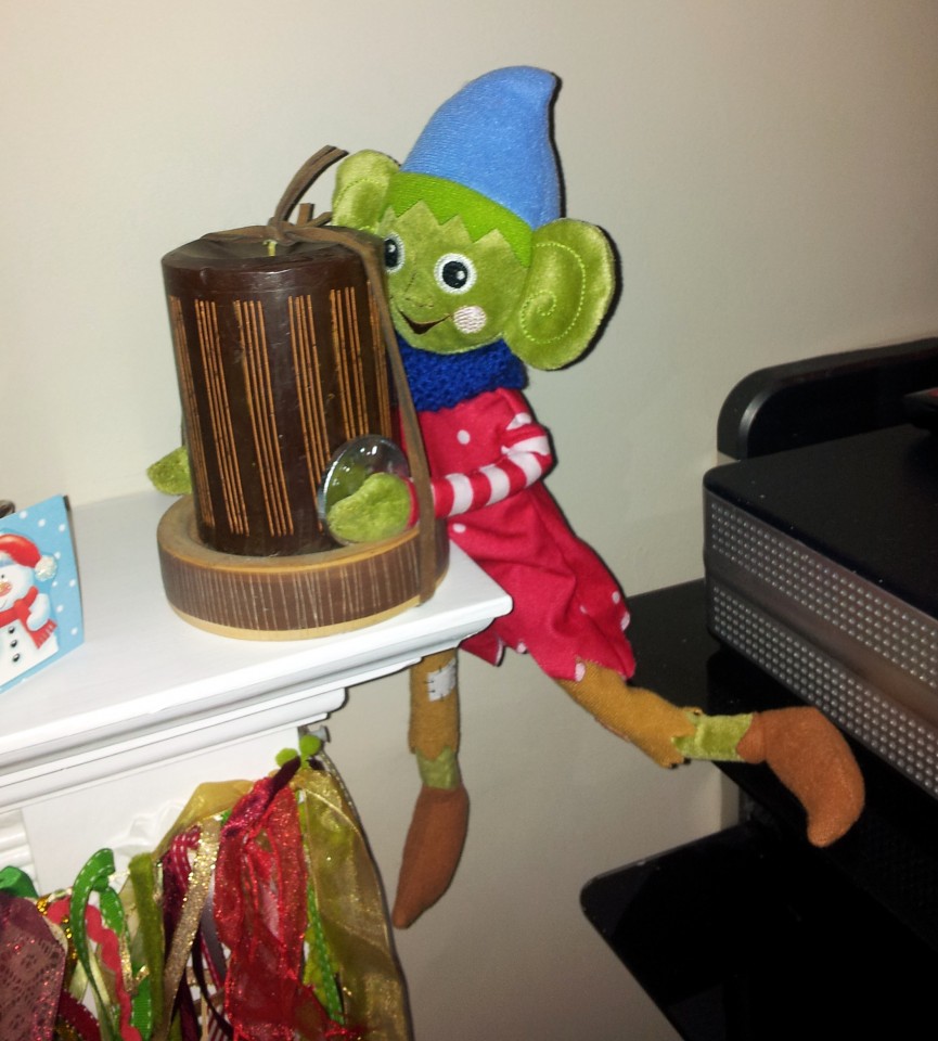 elf on the shelf, christmas elf, jingle glitterbottom