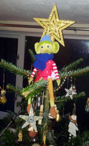 elf on the shelf, christmas elf, Christmas tree