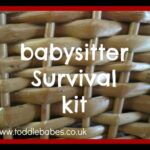 toddlebabes, babysitter, survival kit