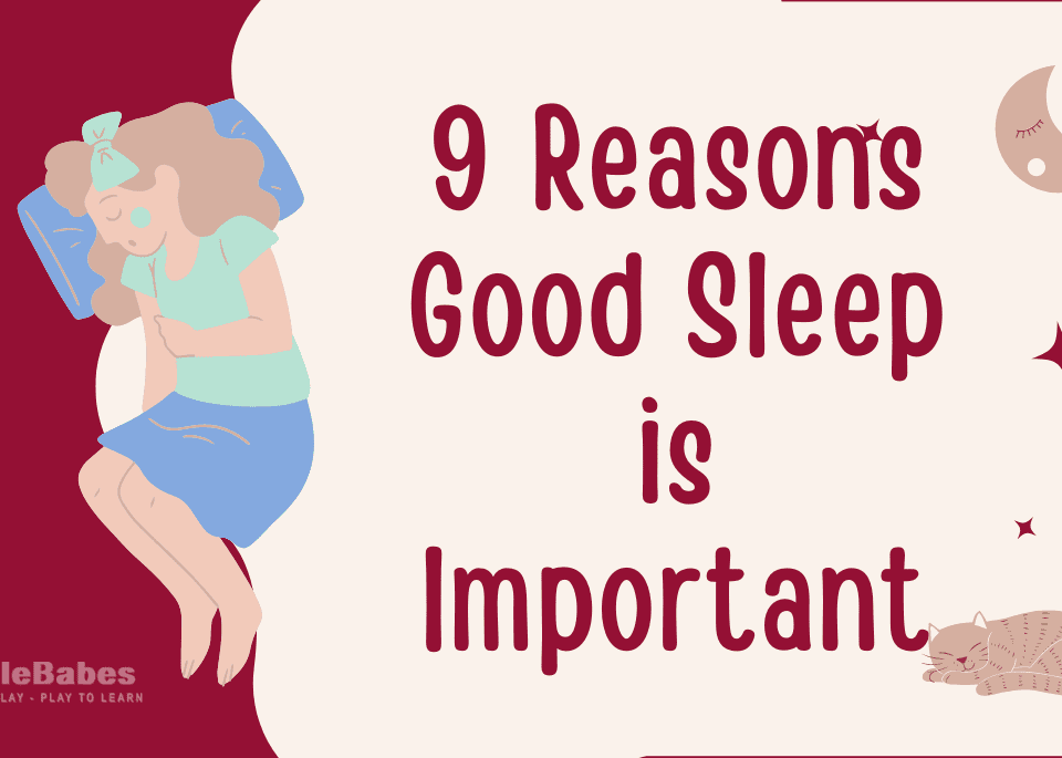 graphic for article on sleep toddlebabes.co.uk