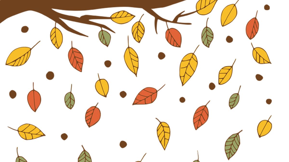 autumn, isolated, sheet
