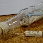 message in a bottle, sos, bottle